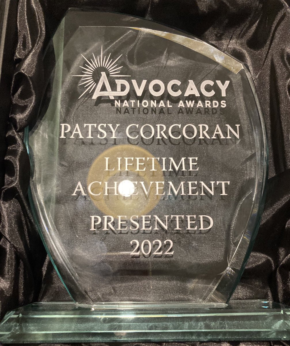 advocate_Patsy's tweet image. I feel extremely honoured, thank you @KMercerTraining @NDTiGail I’ve been very lucky to work with and learn from the best people, my advocacy family ❤️ Thank you 🎉#advocacyawards