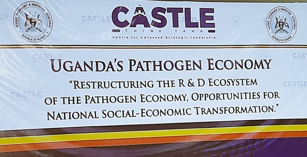 STIsecretariat's tweet photo. In collaboration with the CASTLE Think Tank, we have concluded a two days Uganda Pathogen Economy Symposium at Imperial Hotel in Kampala.
Theme: “Structuring the R&D Ecosystem of the Pathogen Economy: Opportunities for National Socio-Economic Transformation.”
#PathogenEconomy https://t.co/XEGIkFefjz