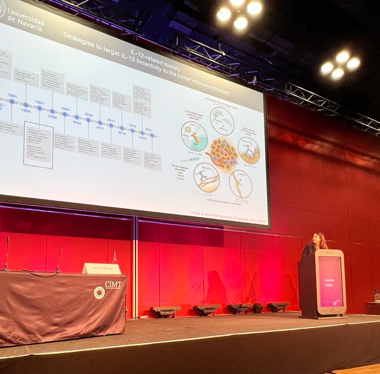 CirellaAssunta's tweet photo. So grateful and honoured for having had the opportunity to hold an oral presentation in "Improving immunity" short-talk session at @C_IMT. Thanks to the organizers for such an amazing conference!

#CIMT2022 #CancerImmunotherapy #mRNA https://t.co/6y6jVaZkBm