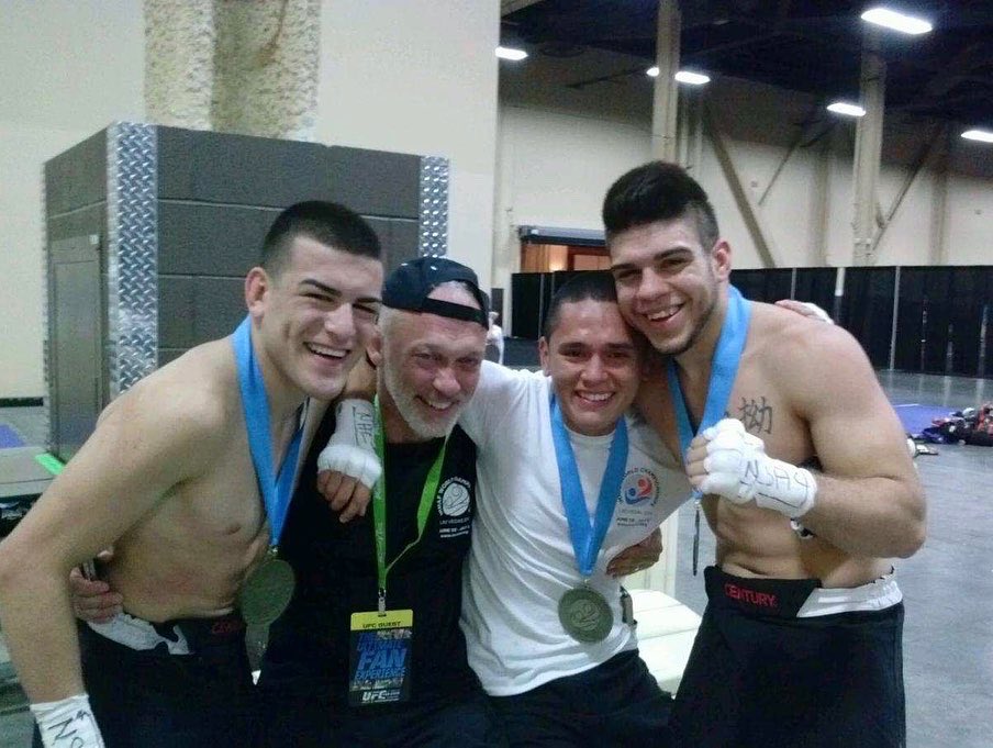 ShortyTorresMMA's tweet photo. #FBF 2014- My OG team with coach @schirmer_bob and teammates @carlows25 and @chepemachinegun becoming and winning the first ever @IMMAFed world championships for Team USA #WeAreChampions #HistoryBooks #🥇 #TeamUSA #CombatDo We Can, We Will, Together, We Are, #TeamShorty https://t.co/1BRUFIt2yL