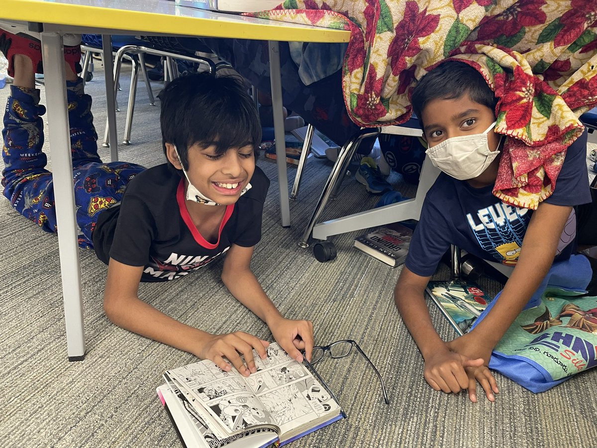 It’s a reading fort kind of day. 📚