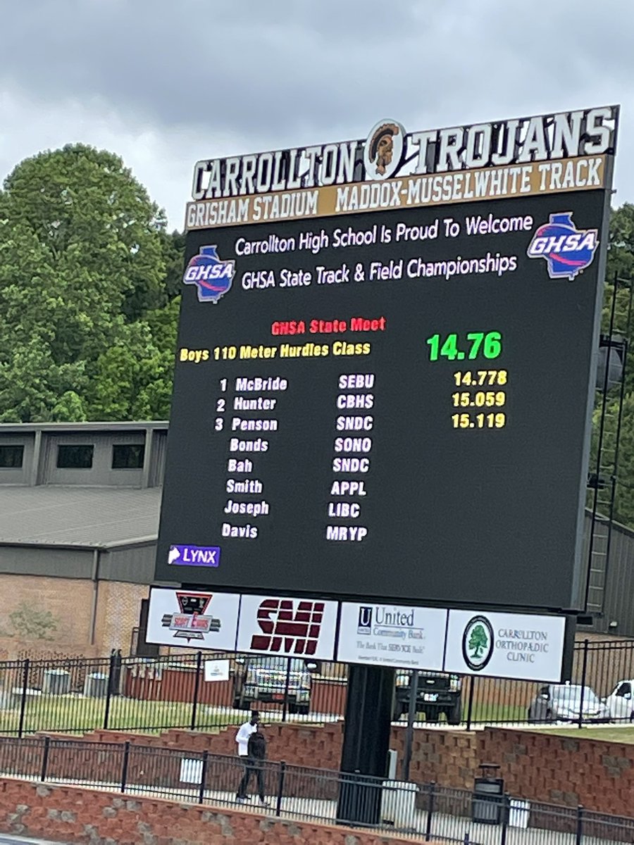 Cherokee Bluff XC/TF tweet media