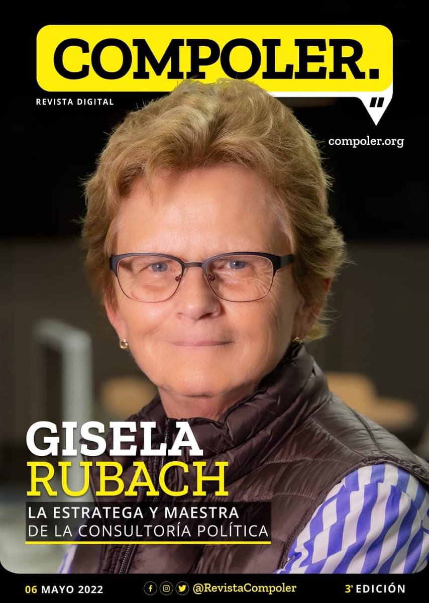 haConsulta's tweet photo. Ya conocen la revista #COMPOLER?
La portada del mes es la gran @GiselaRubach, una entrevista que no se deben perder, además, nuestro Presidente @augusto_her escribe sobre el cambio de paradigma en la #ComPol 👇🏼
https://t.co/pjGrSzwVSA https://t.co/E6trrFTMqJ