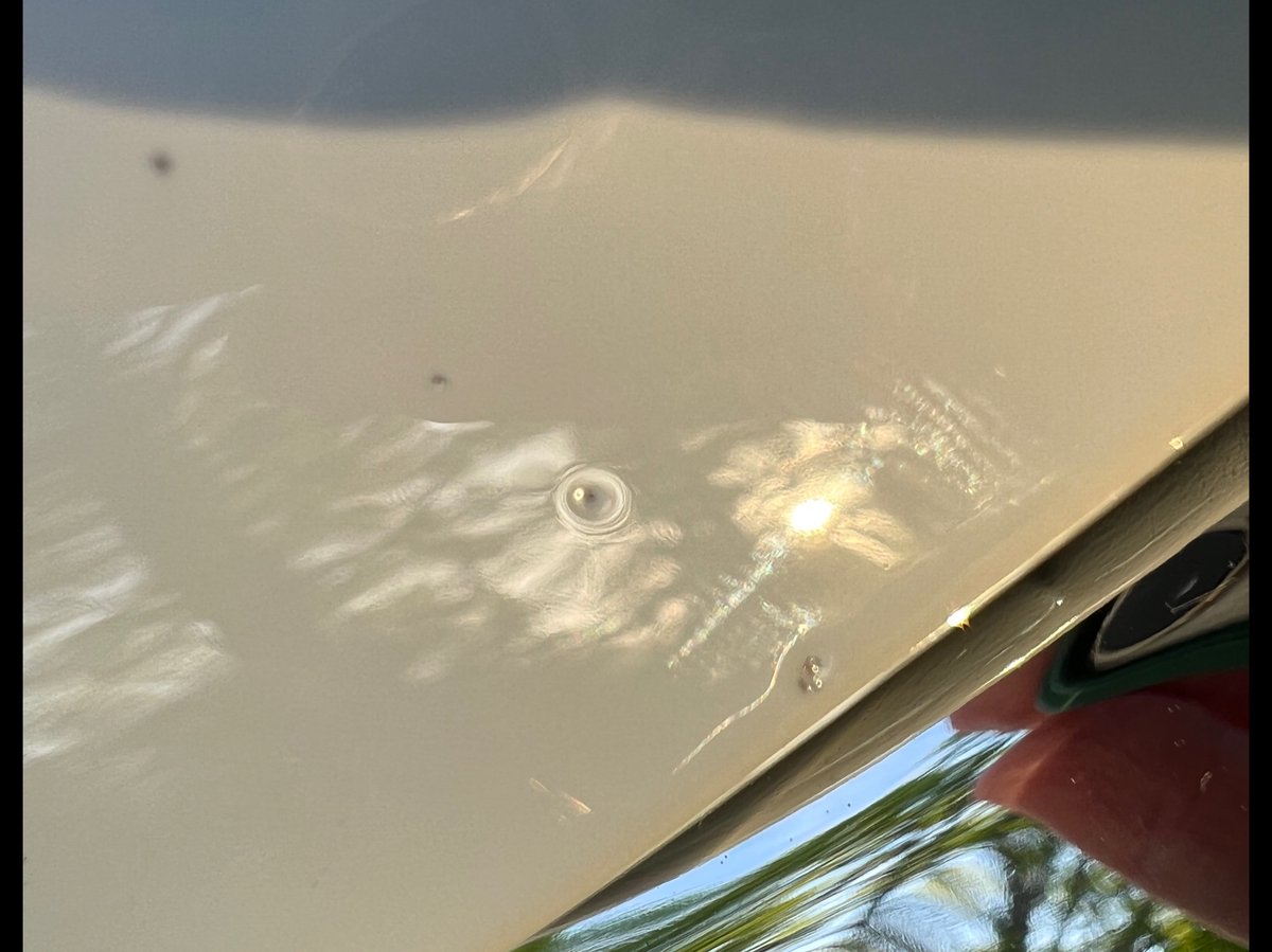 nchtrs69's tweet photo. @RamCares Chrysler rejected this paint warranty claim. New 2022 Ram 1500 purchased 3/31/22. https://t.co/A7fSFez1I3