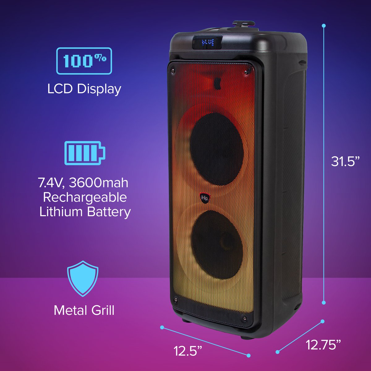 IHIPUSA's tweet photo. Fire up any party with the portable power of iHip LED light speaker 
https://t.co/LLSsbdHCGj
#speaker #party #fund #TGIF #indoorspeaker #outdoorspeaker #Bluetooth https://t.co/tL8qHrt5mt