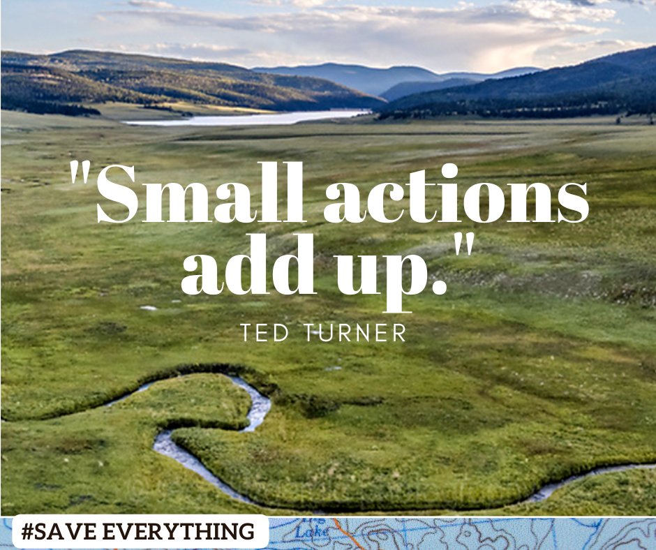 TedTurnerIII's tweet photo. #fridayinspiration
Conservation. like a healthy relationship, is fueled by love and a belief that majesty must persist. 
#saveeverything @tturnerreserves @vermejo_ttr  #biodiversity #newmexico https://t.co/oU4CyWK8kw