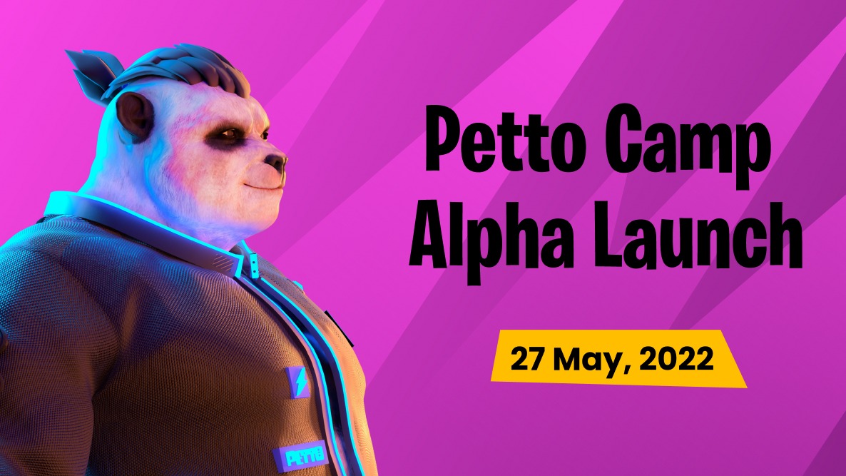 PettoIO's tweet photo. We are launching the Petto Camp Alpha for all early community joiners to explore the gameplay, share feedback and discover what we could do better.🚀
⏰When? 27 May, 2022
📍Where? https://t.co/8bnr1Xx2qL 

#game #launch #p2e #gamefi #metaverse #token #blockchain #dao #3d #nft https://t.co/qkNHwrYoHD