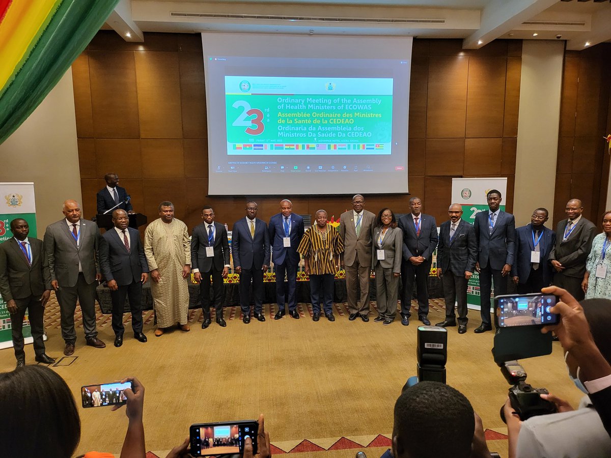 Ecowas_cdc's tweet image. The work at @ecowas_cedeao @OoasWaho AHM continues and @sokolo12  DG of @OoasWaho shared the WAHO Annual Report 2021 and the summary review of 4 years of management.

@gouvbenin @mohgovgh @Gouvci @MohGambia @mohgovgh @anss_guinee @MSP_Niger @Fmohnigeria @santegouv_sn @MSPS_Togo