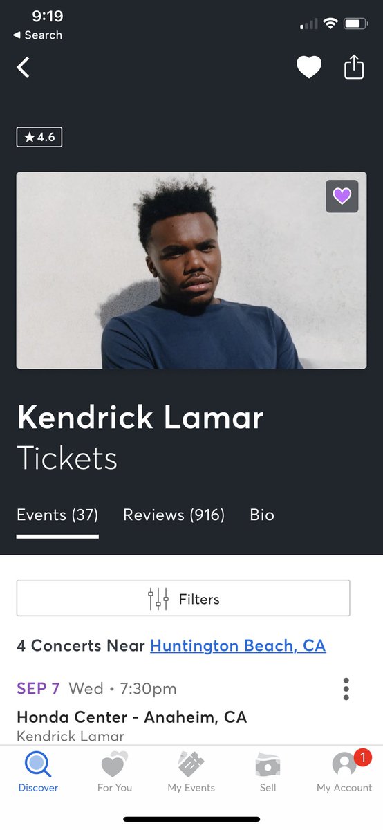 iamcesarrod's tweet photo. Yoooo @Ticketmaster this isn’t @kendricklamar https://t.co/qGKgPAEVYt