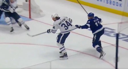 BrianGalama's tweet photo. @NHL “We are going to call the playoffs the same as the regular season” @hockeynight @NHL_On_TNT https://t.co/44YCMzA11m
