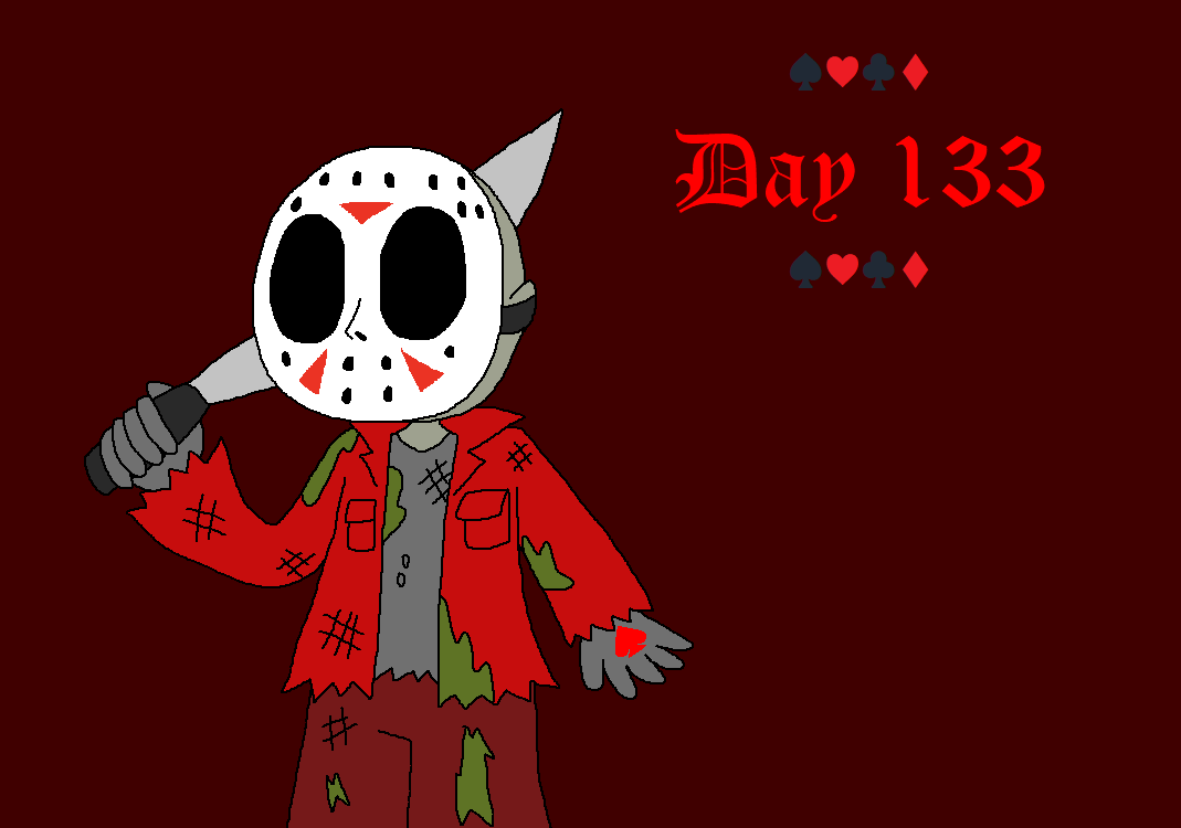 JosieRiki's tweet photo. Day 133 - Jason Voorhees is the First Alice from Alice of Human Sacrifice.
(Note: This is for Friday the 13th.)
#2022project #AliceInWonderland #FridayThe13th #JasonVoorhees #AliceofHumanSacrifice #FirstAlice #spades #crossover #parody https://t.co/tjaLMagjtg