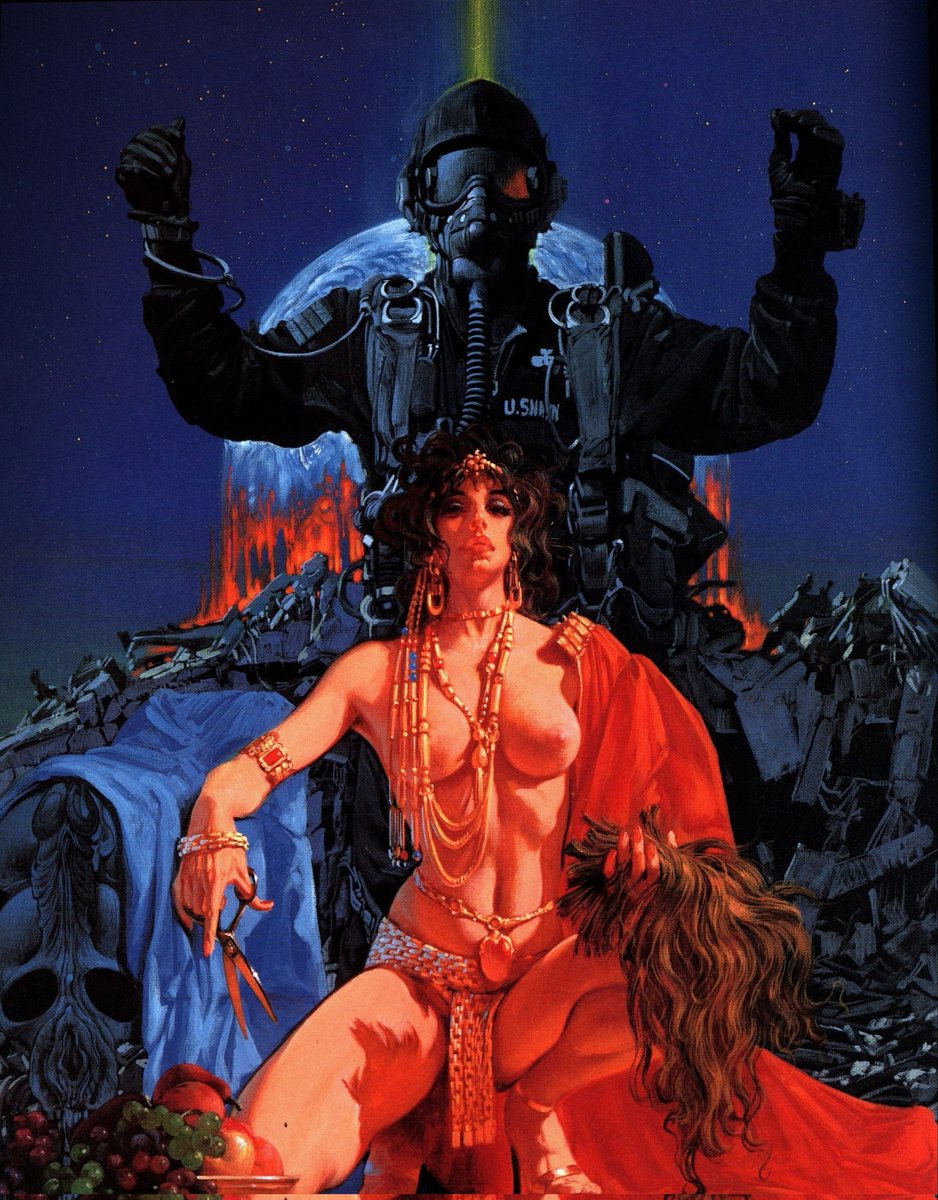 Noriyoshi Ohrai (生頼 範義) from the art book The Beauties in