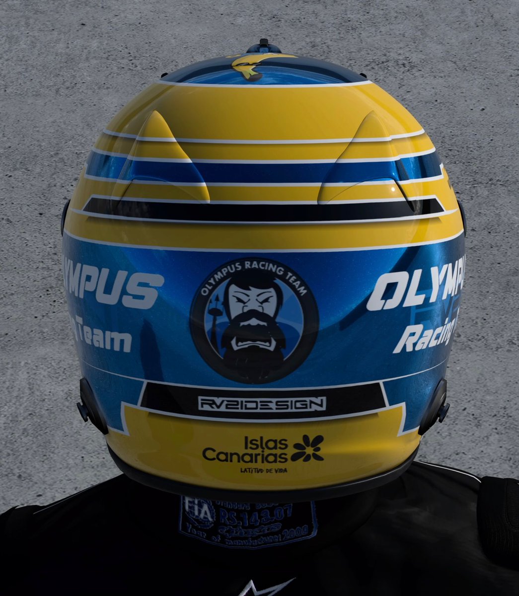 Esta noche estrenamos Casco muy orgulloso, creado por el pedazo amigo @GKR_Gipsy, pedazo casco me has diseñado muchas gracias amigo y a ver si nos da suerte para esta noche en la NFS Megane Trophy en Interlagos

<a href="/RacingOlympus/">Olympus Racing Team</a> <a href="/NeedForSpeak1/">NeedForSpeak</a> #GT7 #olympusestademoda