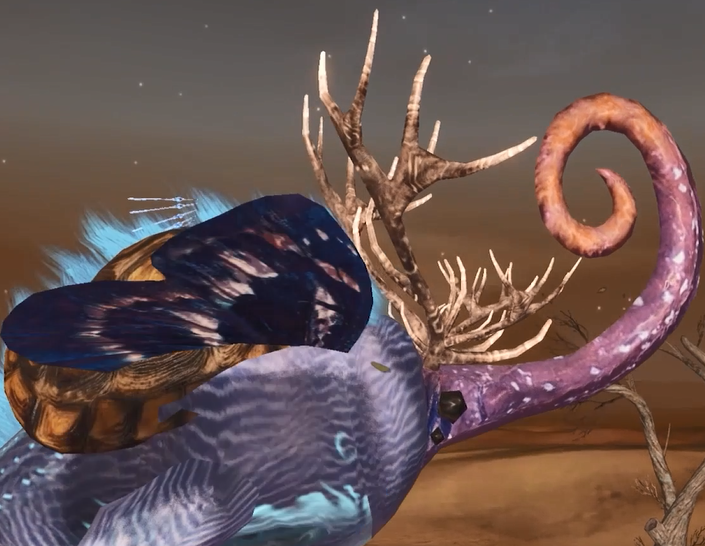 GChimeraland's tweet photo. 🕷Share Your Most Creative Pet 🦑
 
Howdy Travelers!
 
I’d love to see what kind of creative combinations you guys can come up with — the possibilities are endless! Get super weird with it and share your craziest combos with the community in #devouringpetsharing discord channel! https://t.co/RywXfBaIQI