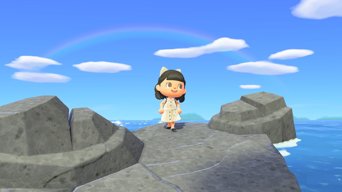 SensitiveSam98's tweet image. a rainbow #AnimalCrossing #ACNH #NintendoSwitch