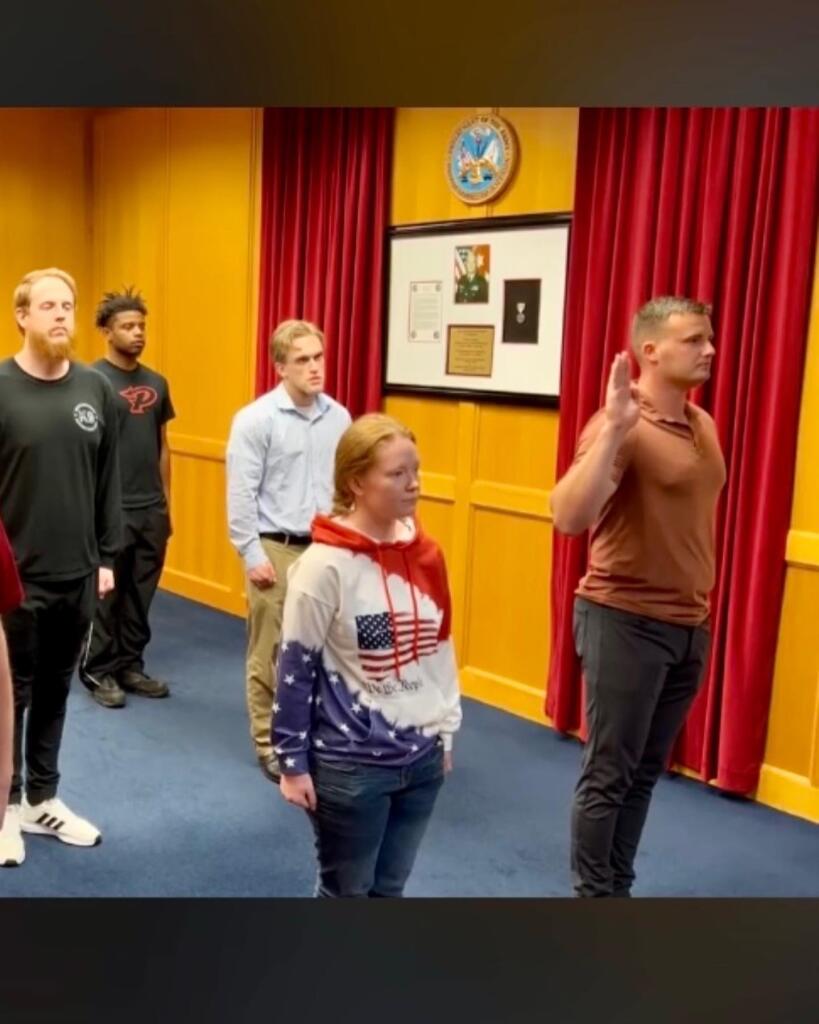 Congratulations to Brian Evans, our Outreach &amp; Partnerships Manager, on his enlistment to the Indiana National Guard. We're proud of your continued commitment to serve your community while continuing to do great work here at INvets.