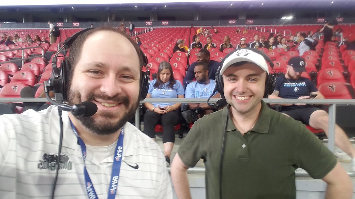 apontello44's tweet photo. Our view of calling an NAIA Flag Football National Semifinal game https://t.co/DZUNaKOVZB