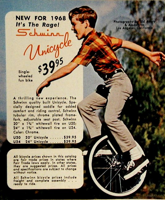 peeweeherman's tweet photo. Go ride a unicycle today! It's still the rage!! #RideaUnicycleDay https://t.co/0oXNyZORpj
