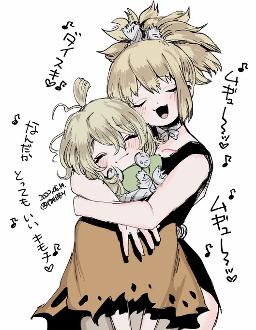 コハクちゃんとスイカちゃんです 