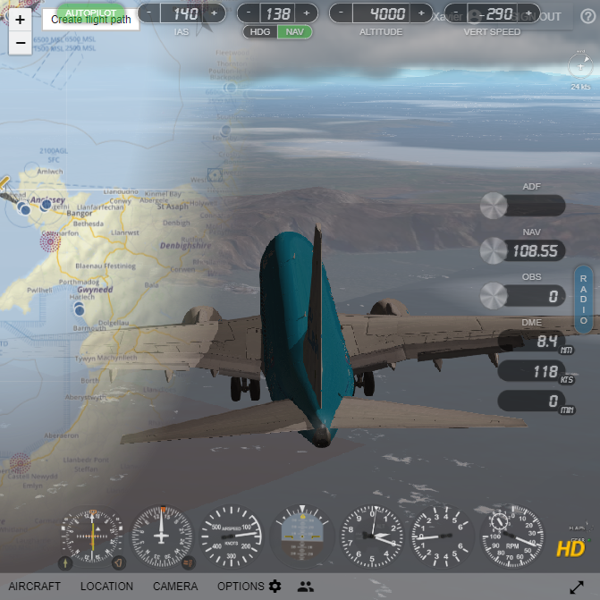 GeoFS on Twitter "First draft of the radio nav is live in beta 3.3
