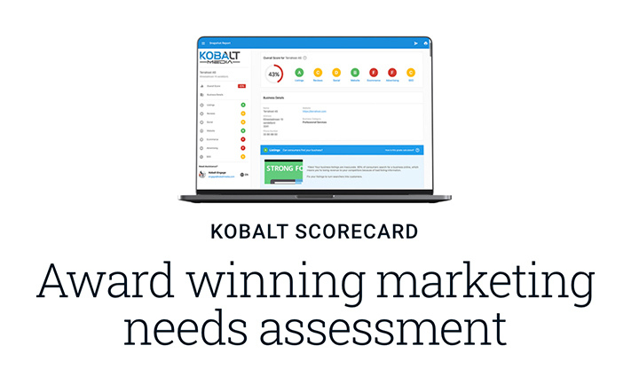 kobaltmedia's tweet photo. Do you know how your business is performing online? Is your audience engaged with your brand through social media and reviews? 
Find out more with your FREE "Scorecard" snapshot. 
Go to https://t.co/blItObGt7I to request your customized snapshot. #KobaltMedia #SEO #Marketing https://t.co/lK4X8B0dDE