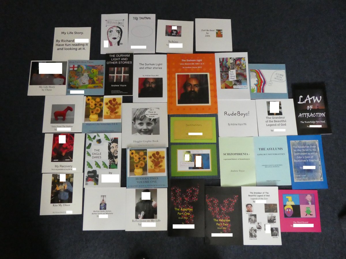 AndrewVoyce4's tweet photo. Near the end of Mental Health Awareness Week: loneliness can be one step further away when you tell your story. I've made several books of my own, and some for others, with the MyStory project. https://t.co/JJE6iXlZ7h