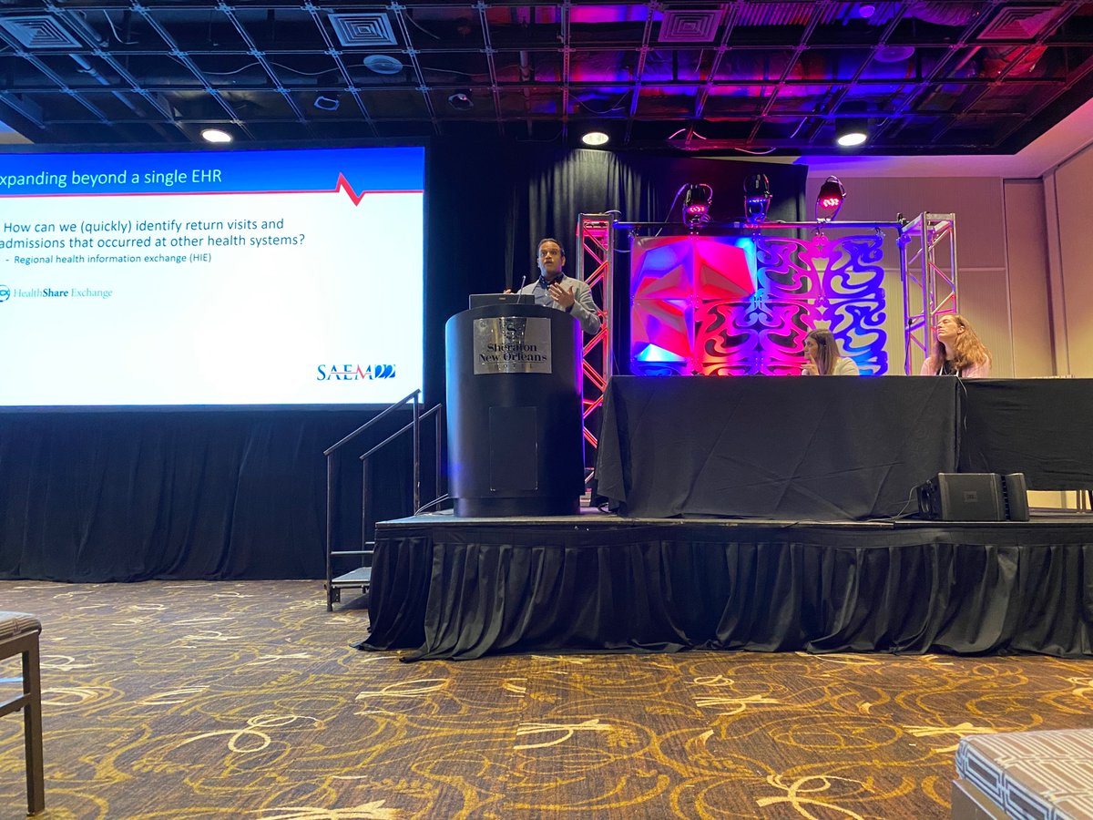 kit_delgadoMD's tweet photo. Great #SAEM22 didactic on innovation in data sources and methods for emergency care health services and policy research by @LauraBurke20 @AustinKilaru  and @asabbati1. Let’s make this a consensus conference! https://t.co/NFSHCBL9rq