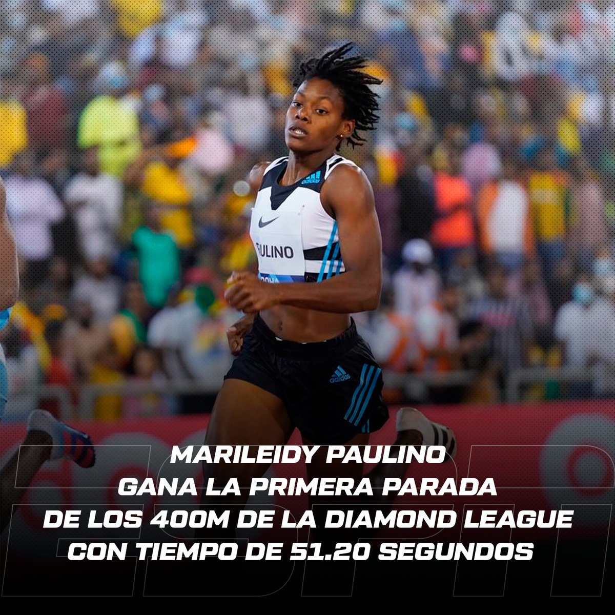 ¿Nos sorprende?
¡No nos sorprende!

<a href="/Marileidy_P/">Marileidy Paulino OLY</a> corrió como la campeona que es y logra su primera victoria en la #DiamondLeague 💎 celebrada en Doha🇶🇦