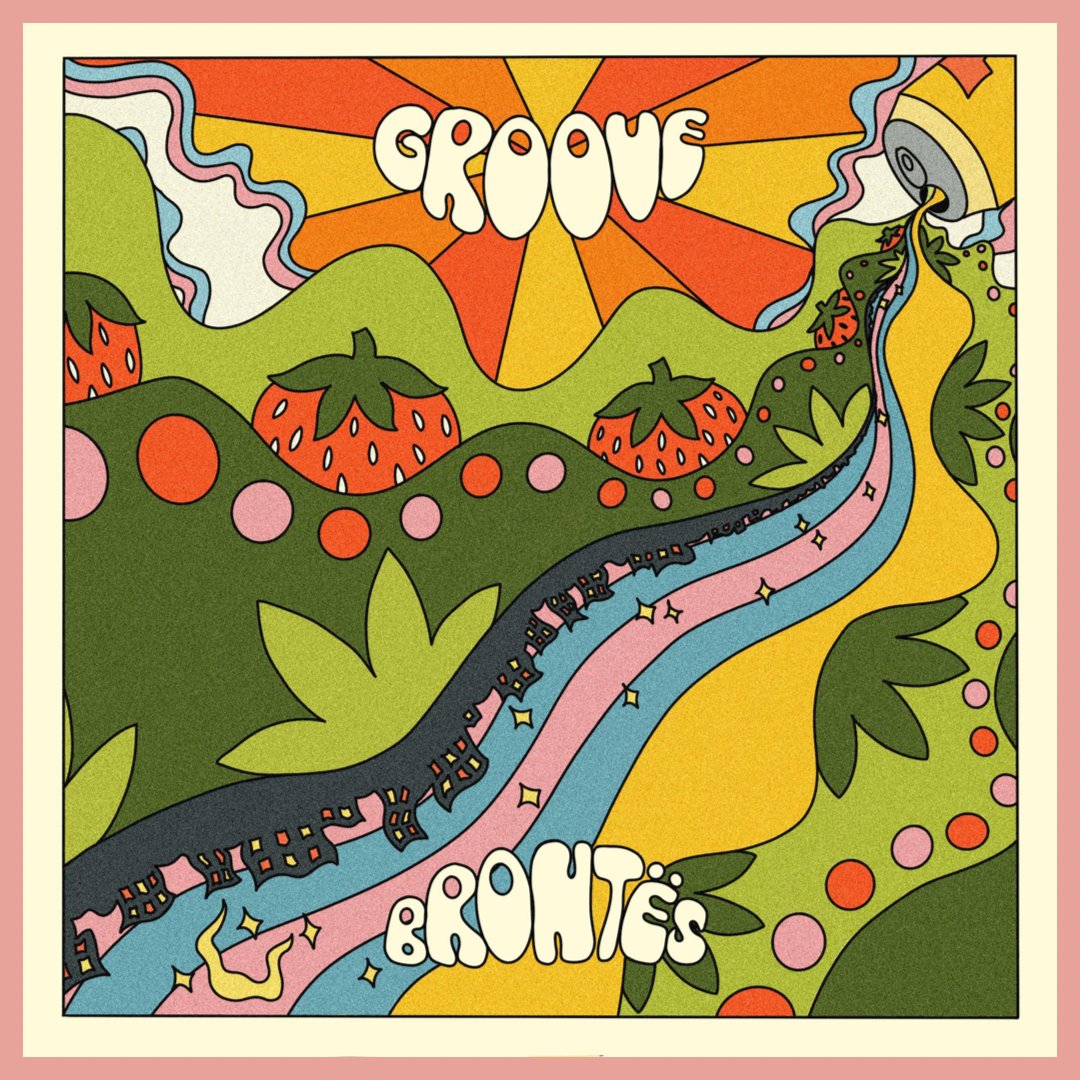 brontesband's tweet photo. if you don't follow us on insta ur in for a shock

our second single Groove will be with you on may 27th via @LNFGlasgow and we cant wait for yous to hear it

lovely gorgeous artwork by jasmine mcphee https://t.co/ScyupFoYHF
