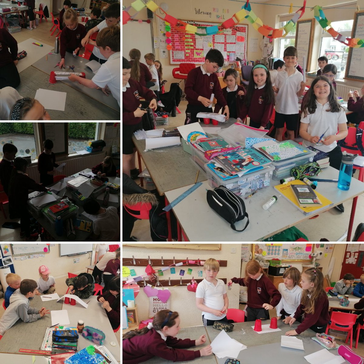 Second class had lots of fun this afternoon designing and creating bridges in a STEM challenge🌉<a href="/kinvarans/">Kinvara NS</a>