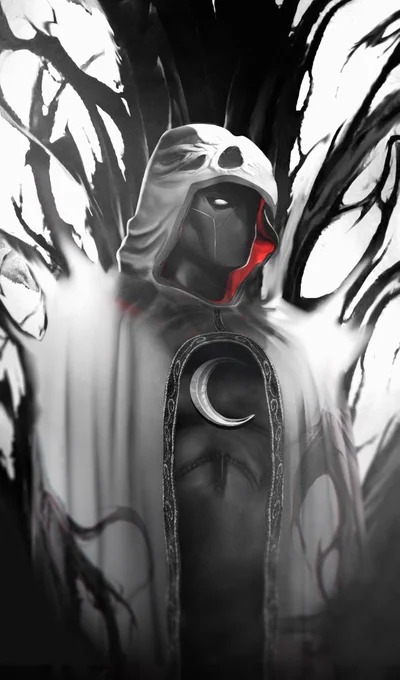 Messing around with an old #moonknight piece! 