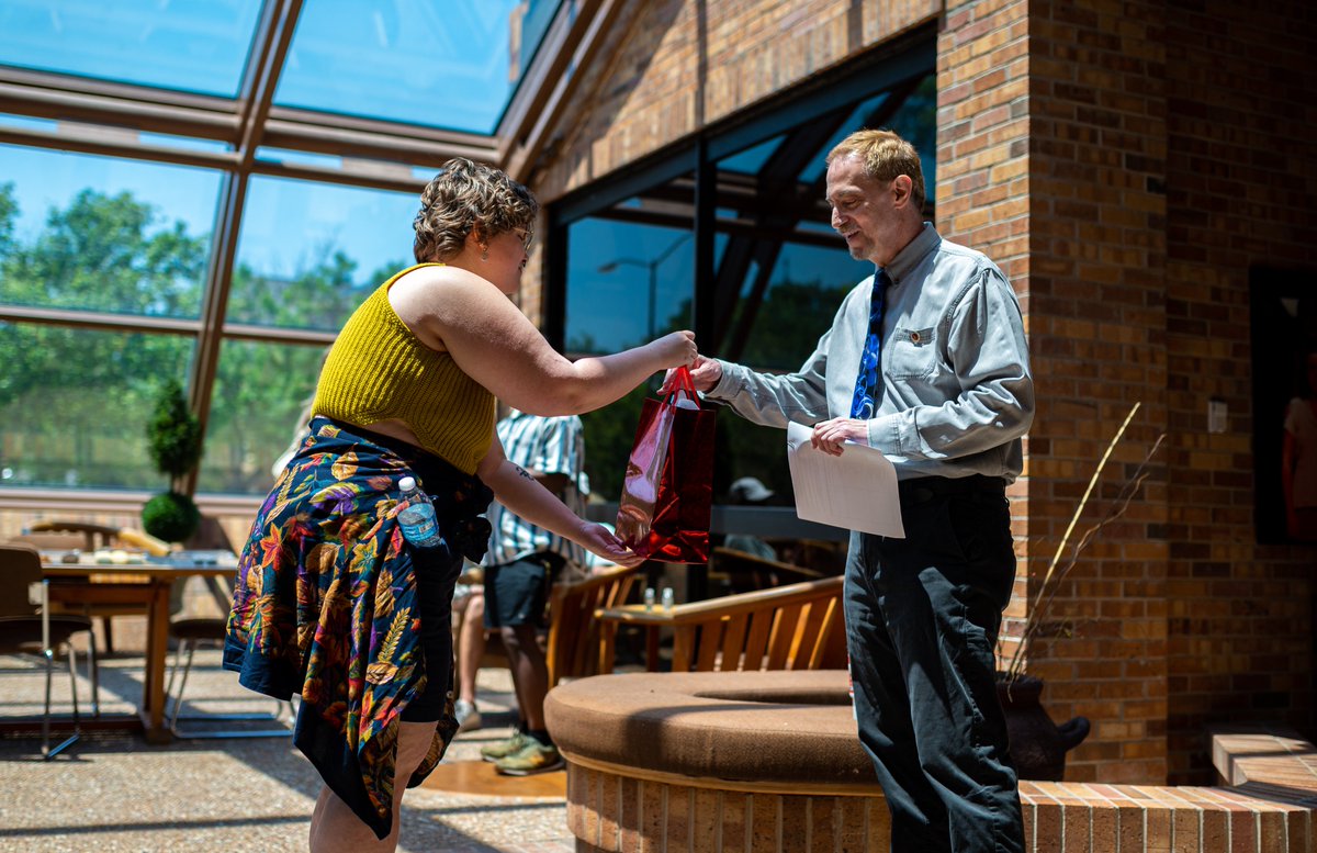 MSUTXMassComm's tweet photo. Recently, Dr. Jim Sernoe was surprised with a thank you gift from some Mass Communication students and TIPA participants. We were lucky enough to capture the magic and share it! #msutexasmcom 

Photo Credit: Leo Gonzalez https://t.co/kbNafEhbbZ