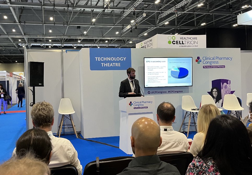 CleoSystems's tweet photo. Great day at the Clinical Pharmacy Congress today, watch out for exciting news about our Electronic Prescribing Solution over the next few weeks! #cleosoloeps #cleosystems #eps @CPCongress https://t.co/h4Jh5n6sJl