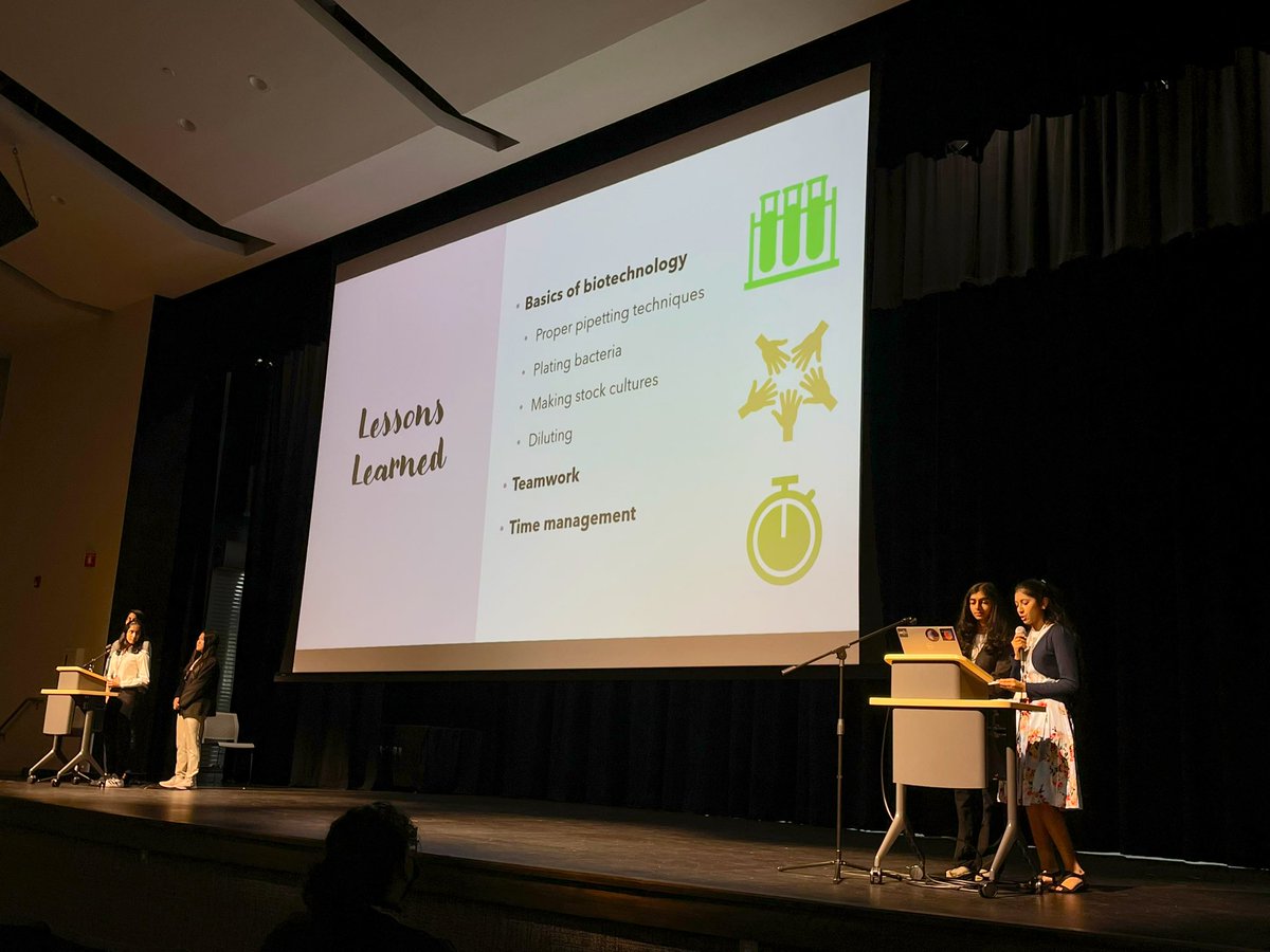 MrsBongiornoEdu's tweet photo. During our #IAShowcase Live Presentations, one group touched on why these projects are so crucial. They’re not just learning content but future ready skills like teamwork and time management. 👏🏻👏🏻
@IAFultonSchools @KuhnboBio https://t.co/QwRO97JaiQ