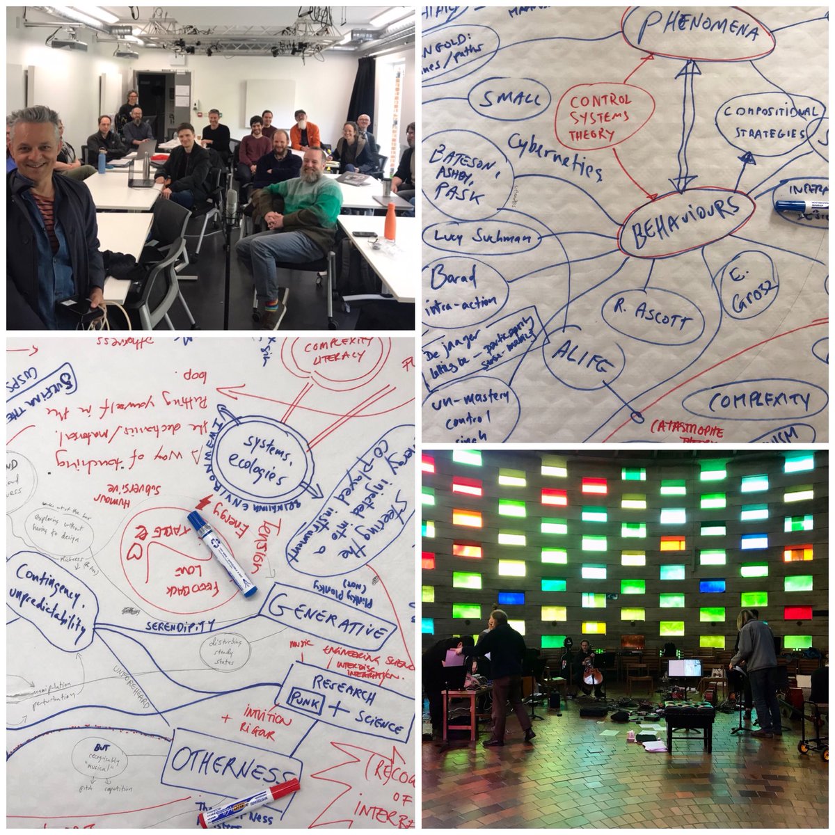 alicealicealice's tweet photo. Inspiring #feedbackMusicianship @ahrcpress network @SussexHumsLab sorting out practice, theory, community, future & unknown unknown of #feedbackmusicianship @luuma @mugloch @danovertone @tommudd https://t.co/JcK1XwJ7m6