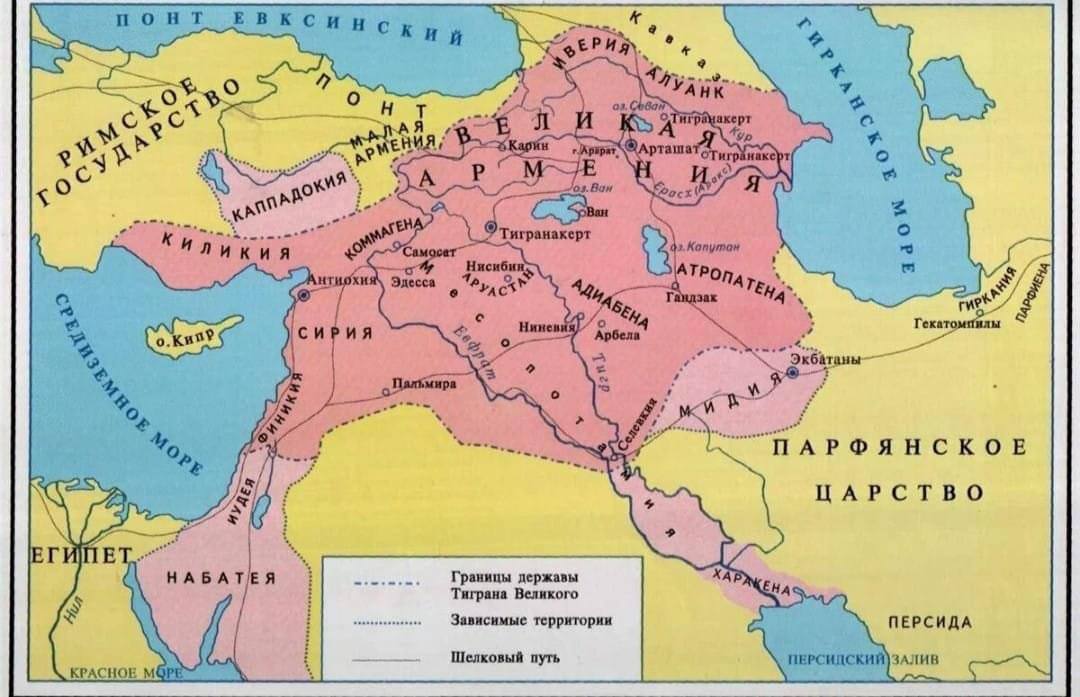Bastion12F's tweet photo. Недомогание армян снова обострилось. 
Новая карта "Великая Армения". Кроме "великой" появился то ли аппендикс, то ли спецзона для недоармян в виде "Малой Армении".
На карте также выскочили сразу три (!) Тигранакерта. Возможно, древний, наидревнейший и охрененноглубокодревнейший😁 https://t.co/PqJYpNVjWC