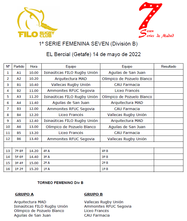filo_rugby_2019's tweet photo. #FiloFEM // LLEGA EL RUGBY SEVEN7️⃣🏉 A #ElBercial🏟️

Este sábado, 14-M📅, disfrutaremos de la 1ª Serie de Rugby Seven de Madrid en categoría femenina desde las 10:00⏰

Torneo organizado por el club en consonancia con @aytogetafe @DeporteGetafe y @RugbyMadrid 

#AúpaFilo https://t.co/TDqvsG62c7