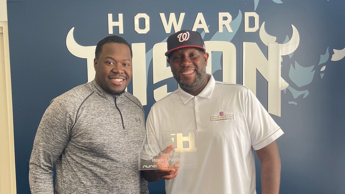 AthletesForHope's tweet photo. .@HUBisonSports was one of our most active campuses this year and we are so proud to work with them. 

Join us in 👏👏👏 this year’s Howard AFH U Campus Award winners:
✨ Team: Howard Football
✨Student-Athlete: Andrea Fierve of Howard Lacrosse
✨ Partner: Bread for the City https://t.co/PLKLTJyzfP