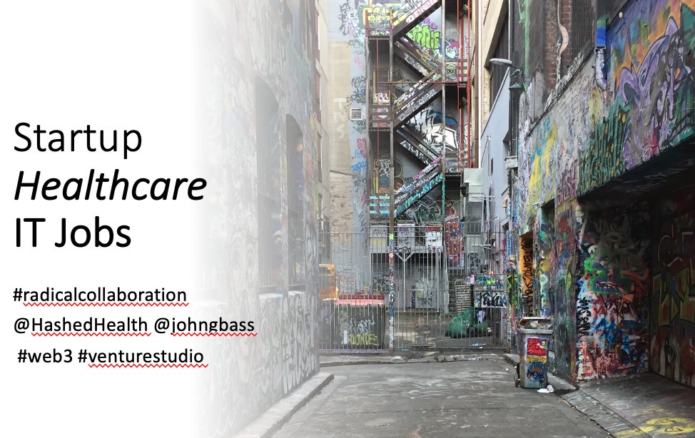 John Bass (@johngbass) on Twitter photo <a href="/HashedHealth/">Hashed Health</a> #startup job opening.
Ground floor, killer network of customers/investors, amazing CEO
Position: Community Success Manager
Ideal profile:
-community mgmt
-loves people, digital & IRL events
-healthcare supply chain
-prefer #Nashville
#venturestudio #techjobs <a href="/HashedHealth/">Hashed Health</a> #startup job opening.
Ground floor, killer network of customers/investors, amazing CEO
Position: Community Success Manager
Ideal profile:
-community mgmt
-loves people, digital & IRL events
-healthcare supply chain
-prefer #Nashville
#venturestudio #techjobs