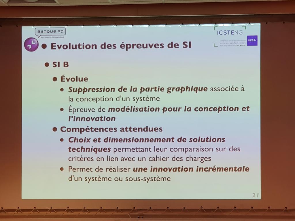 upstifr's tweet photo. Cela permet d'aborder les évolutions des épreuves de Sciences Industrielles pour la banque PT. https://t.co/7HcpRqcLfo