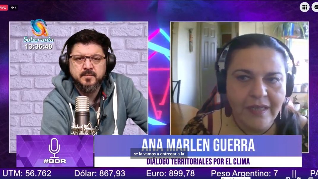 [Ahora] Ana Marlen Guerra conversa sobre el último Diálogo Territorial por el Clima que será hoy en Punta Arenas a las 18.30 horas en el CEIA. Puedes inscribirte acá: forms.gle/cpkmsuTNhpX3YH…

Escucha la conversación aquí: fb.watch/c_gFvFRhA8/