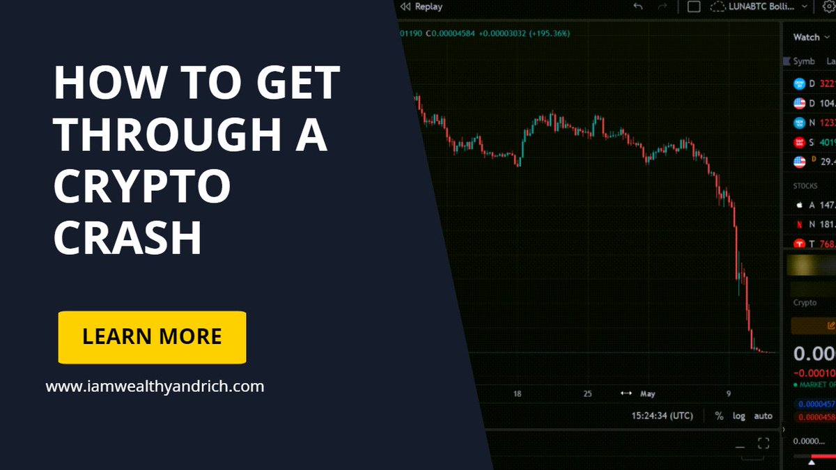 wealthlyandrich's tweet photo. HOW TO GET THROUGH A CRYPTO CRASH https://t.co/5arD2Z8KSU via @YouTube #Bitcoin #Cryptocurrency https://t.co/iY7rAGbzTo