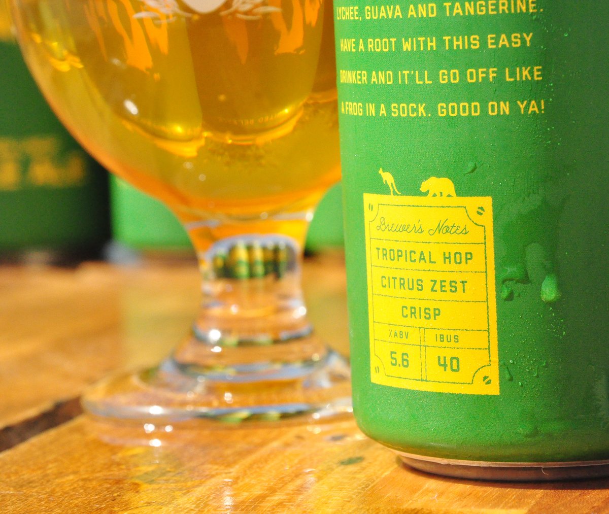slobrew's tweet photo. 🚨 NEW CAN RELEASE 🚨 Aussie Kiss Pale Ale 

We’re headed down unda’ for a taste of the southern hemisphere. Galaxy and Nelson hops bring fresh tropical notes of Pineapple, Lychee, guava and Tangerine. Available in stores, @slobrewrock or online for home delivery. https://t.co/HF5sXjjnaD