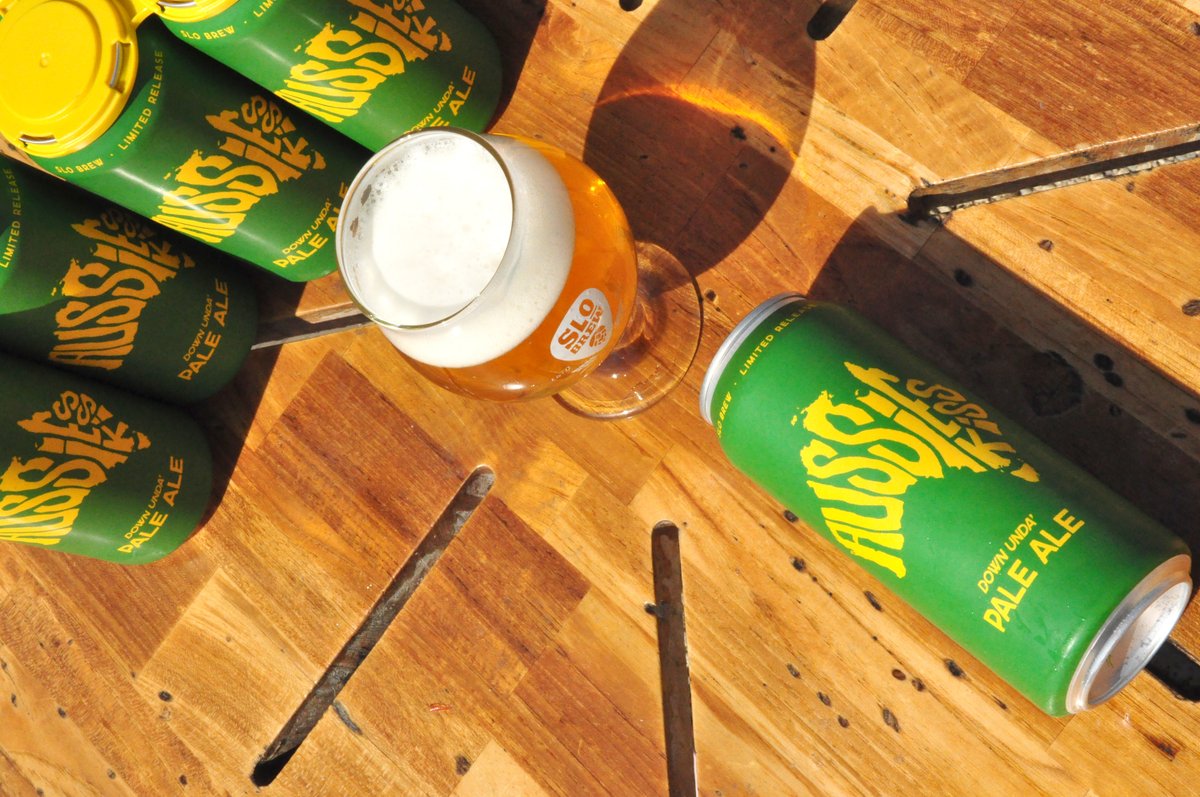 🚨 NEW CAN RELEASE 🚨 Aussie Kiss Pale Ale 

We’re headed down unda’ for a taste of the southern hemisphere. Galaxy and Nelson hops bring fresh tropical notes of Pineapple, Lychee, guava and Tangerine. Available in stores, @slobrewrock or online for home delivery.