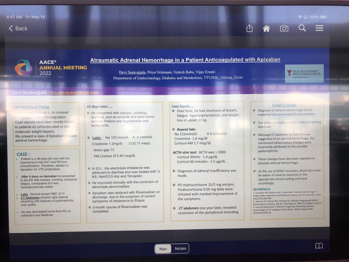 EndoGrinBoy's tweet photo. Come see my posters😄@TheAACE #AACE2022 @TTechPBIMRes Represent! https://t.co/ebeKA0fWz8