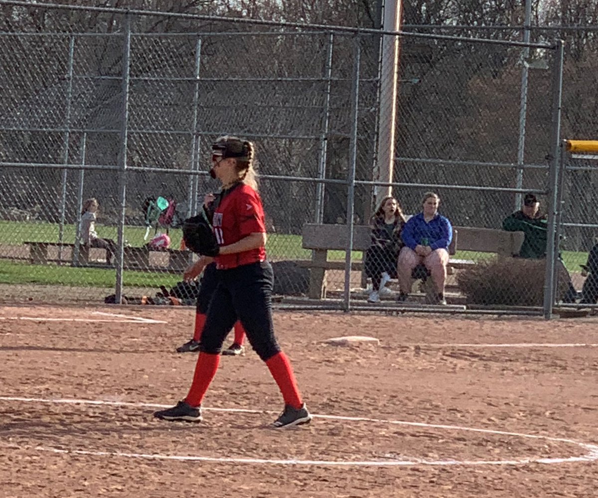 bhsrng's tweet photo. Senior Hannah Nigbor gets ready to pitch on Friday, May 6 against Kewaskum. Read more about it here: https://t.co/rV5ZKDEg2W https://t.co/CsW4yWPZUE