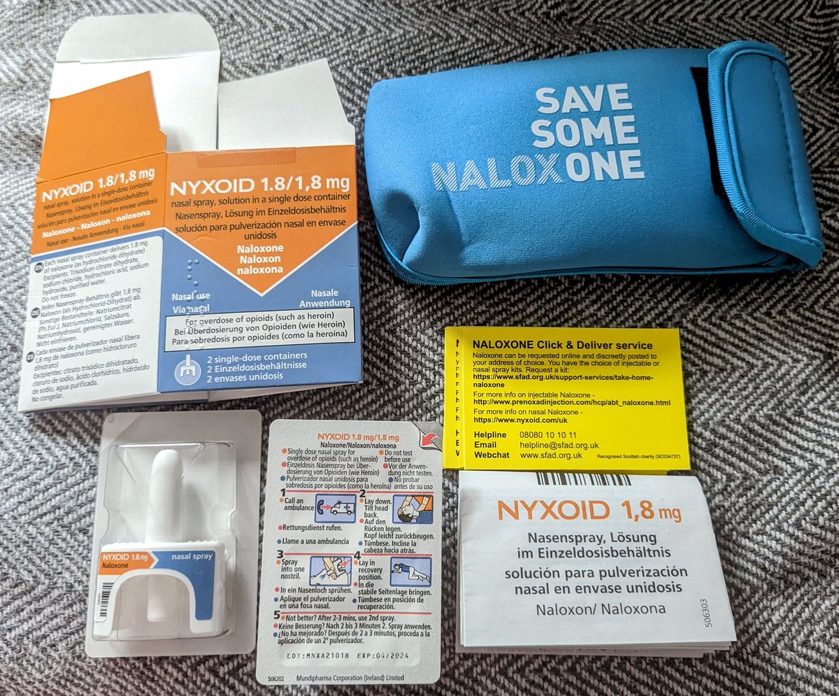 Thank you <a href="/ScotFamADrugs/">Scottish Families Affected by Alcohol and Drugs</a>! To avoid the frustrating conversations at public events and secure units about bringing in needles 🙄 I'll now be carrying Nyxoid instead #youneverknowwhenyoullneedit