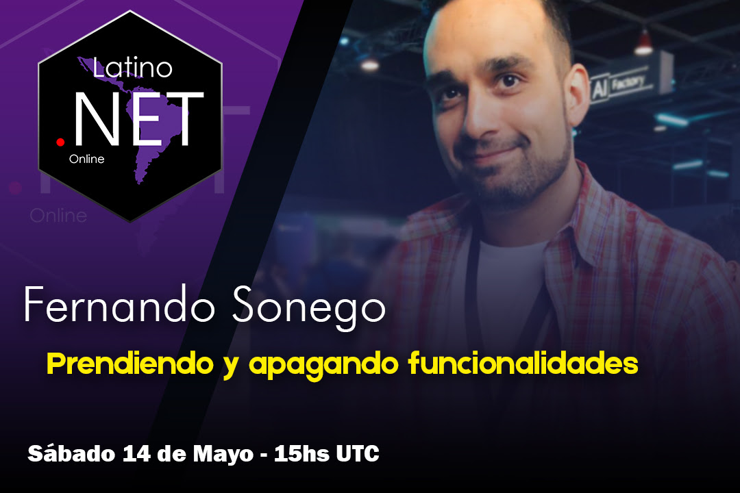 FernandoSonego's tweet image. 📢No te pierdas mañana en @latinonetonline mi charla . Veremos: ¿Qué es Feature Toggles? ¿De que sirve? ¿Cómo se implementa en .Net?  😉

👉 youtu.be/DfJMc_HL8Ho