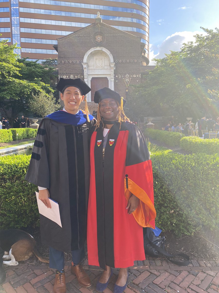 RehabRobot's tweet image. @RehabRobot @PennRehabRobots @GRASPlab I had the pleasure of hooding one of my PhD graduates, Dr Kevin Bui SEAS BE 2021 and congratulating another, Dr Michael Sobrepera SEAS MEAM 2022. Shout outs to another mentee Dr. Christine Allen-Blanchette SEAS CIS 2020
