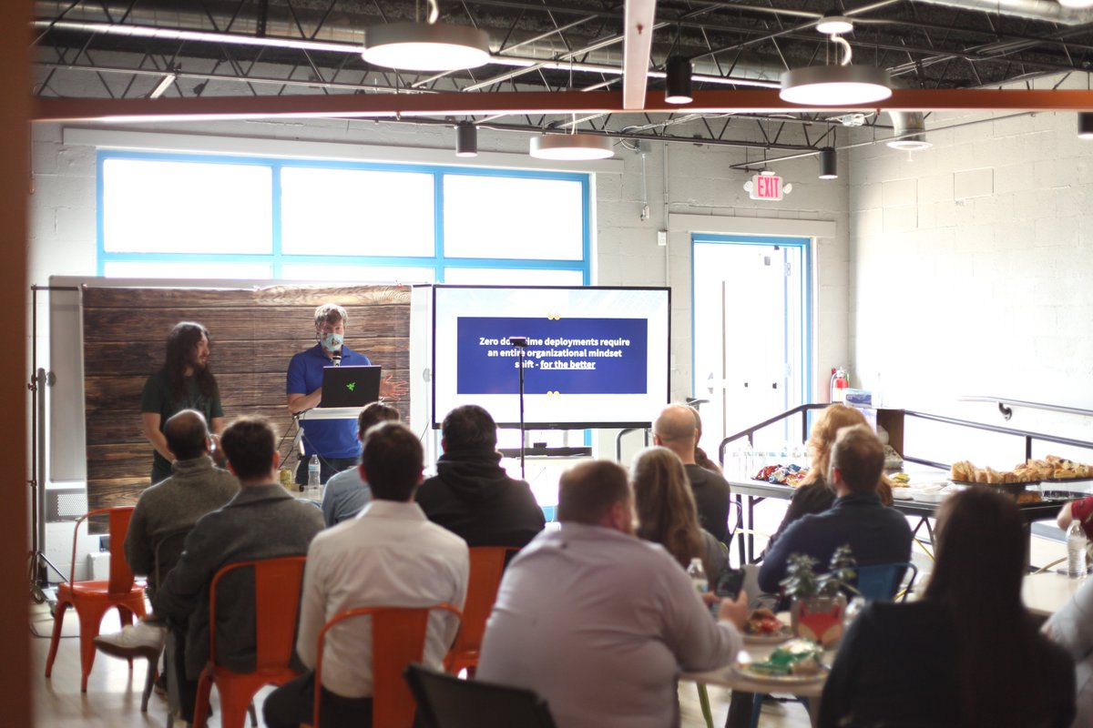 OKCWebdevs's tweet image. Missed our April meetup at Clevyr? No worries - we have plenty more planned for the coming months (including one next Tuesday!) In the meantime, check out some of these dope shots captured by Clevyr's SecOps Engineer, Bryan Brinkman 📸